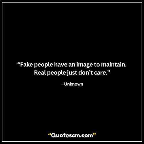 Fake People Quotes