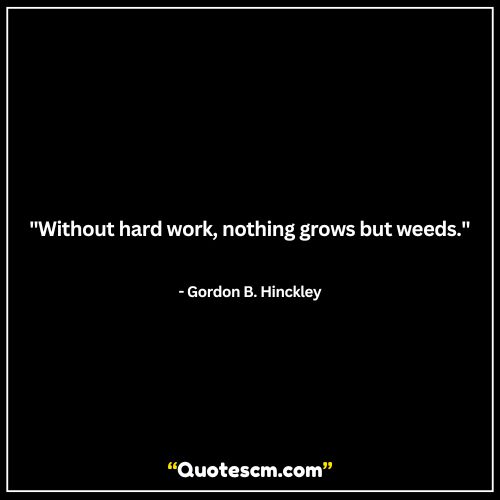 Hard Work Quotes